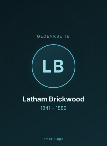 Gedenkportrait von Latham Brickwood