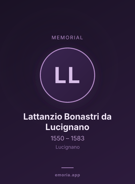 Memorial portrait of Lattanzio Bonastri da Lucignano