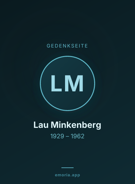 Gedenkportrait von Lau Minkenberg