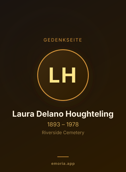 Gedenkportrait von Laura Delano Houghteling