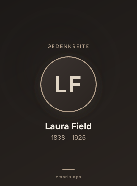 Gedenkportrait von Laura Field