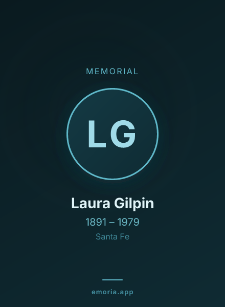 Memorial portrait of Laura Gilpin