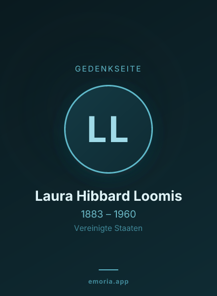 Gedenkportrait von Laura Hibbard Loomis