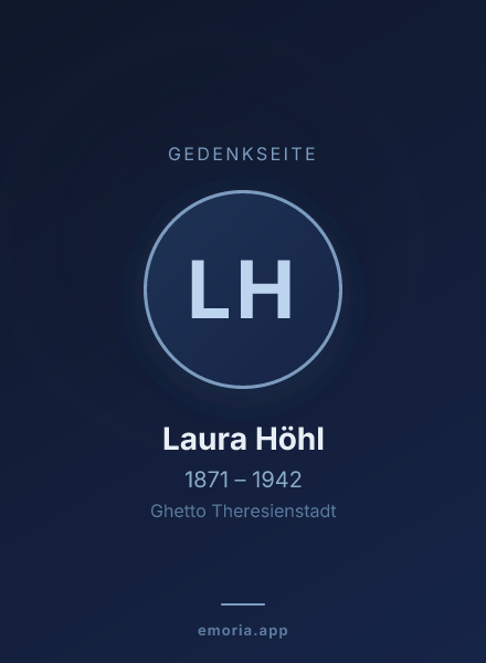 Gedenkportrait von Laura Höhl