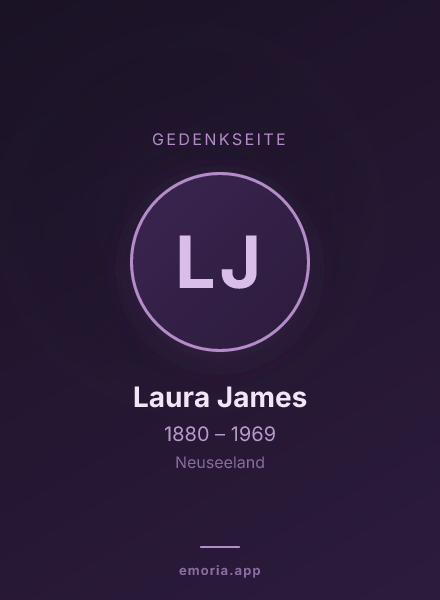 Gedenkportrait von Laura James
