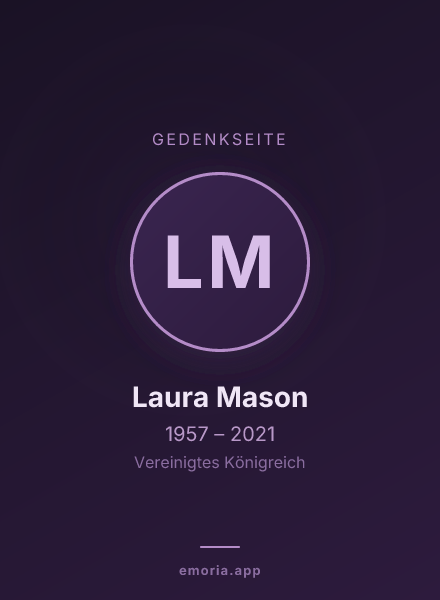 Gedenkportrait von Laura Mason