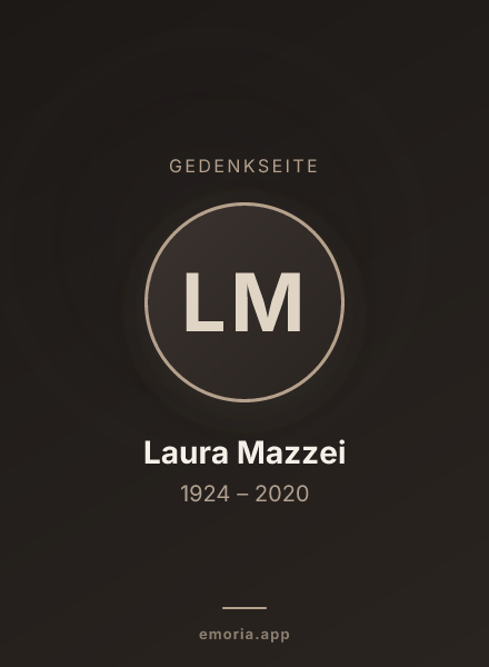 Gedenkportrait von Laura Mazzei