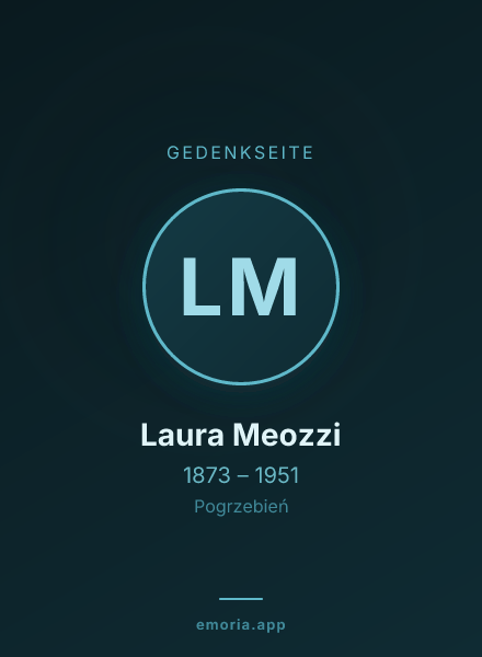 Gedenkportrait von Laura Meozzi
