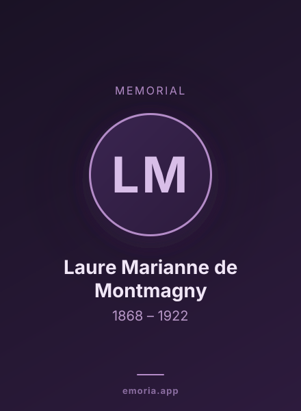 Memorial portrait of Laure Marianne de Montmagny
