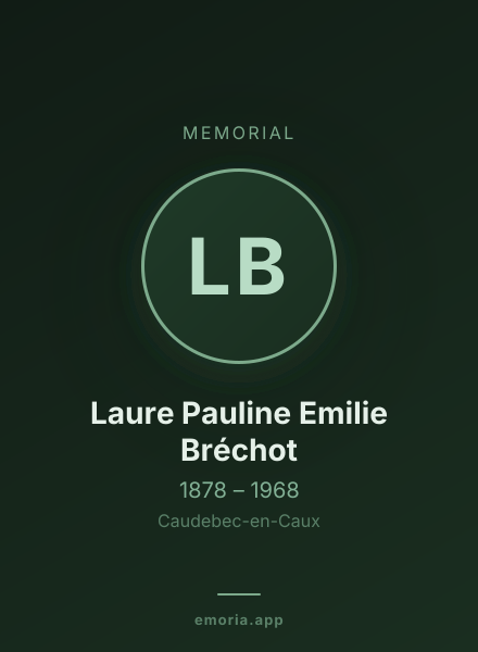 Memorial portrait of Laure Pauline Emilie Bréchot