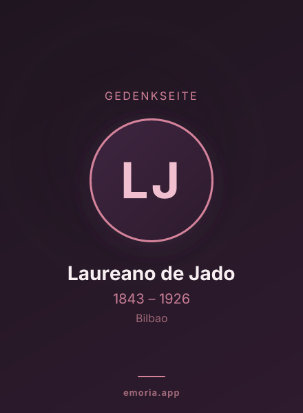 Gedenkportrait von Laureano de Jado