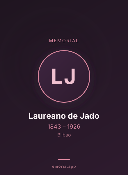 Memorial portrait of Laureano de Jado