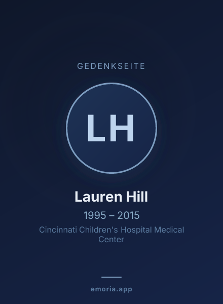 Gedenkportrait von Lauren Hill