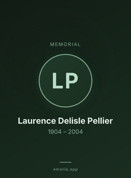 Memorial portrait of Laurence Delisle Pellier