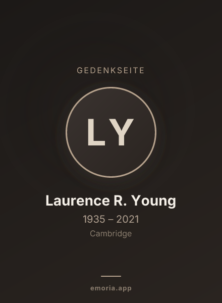 Gedenkportrait von Laurence R. Young