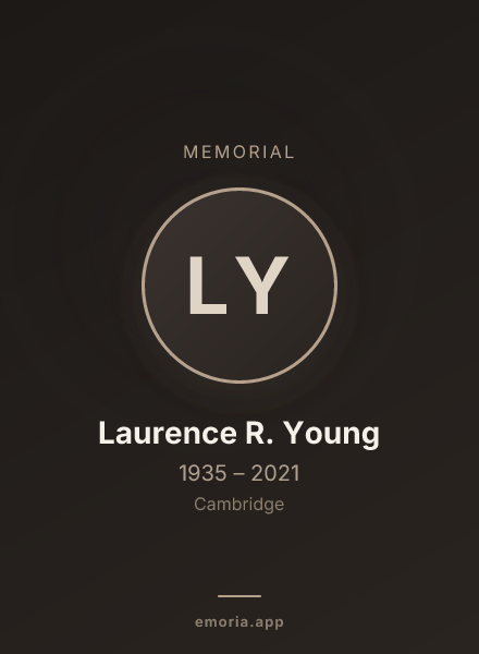 Memorial portrait of Laurence R. Young