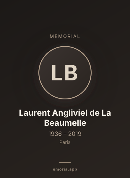Memorial portrait of Laurent Angliviel de La Beaumelle