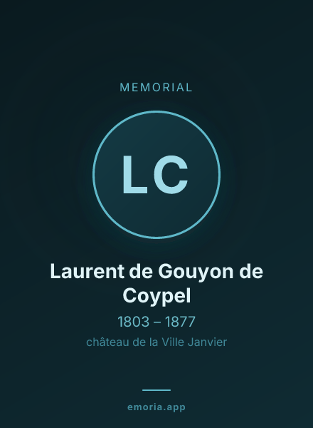 Memorial portrait of Laurent de Gouyon de Coypel