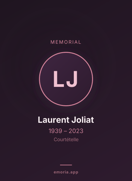 Memorial portrait of Laurent Joliat