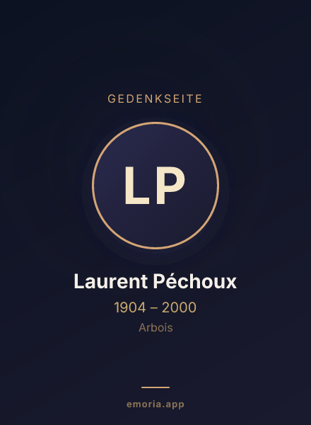 Gedenkportrait von Laurent Péchoux