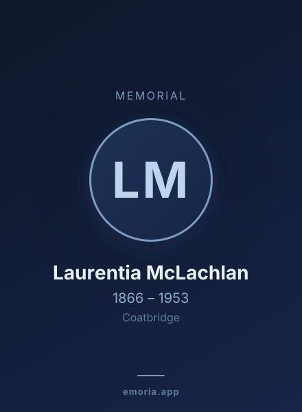 Memorial portrait of Laurentia McLachlan