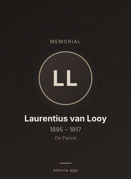 Memorial portrait of Laurentius van Looy