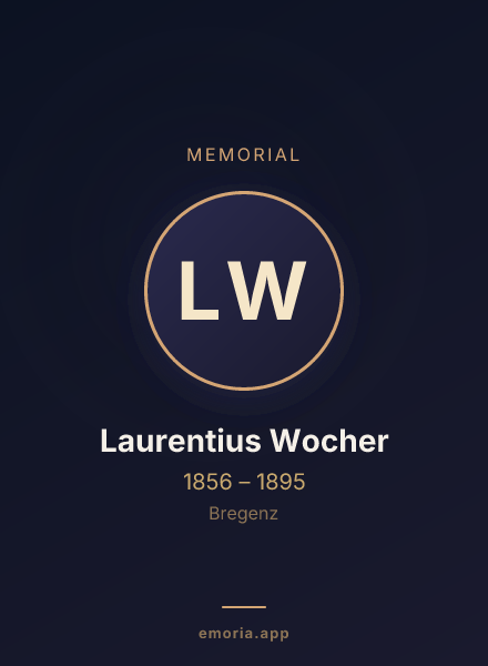 Memorial portrait of Laurentius Wocher
