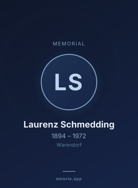 Memorial portrait of Laurenz Schmedding