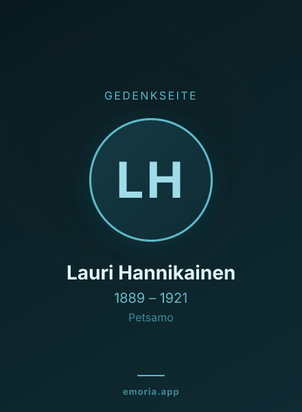 Gedenkportrait von Lauri Hannikainen