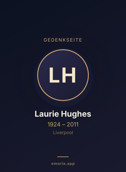 Gedenkportrait von Laurie Hughes