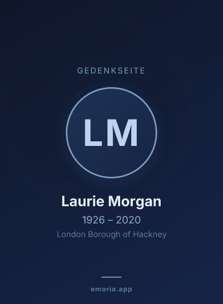 Gedenkportrait von Laurie Morgan
