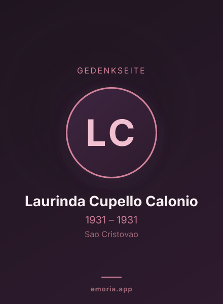 Gedenkportrait von Laurinda Cupello Calonio