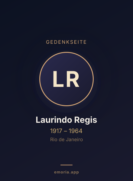 Gedenkportrait von Laurindo Regis