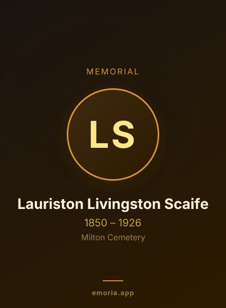 Memorial portrait of Lauriston Livingston Scaife
