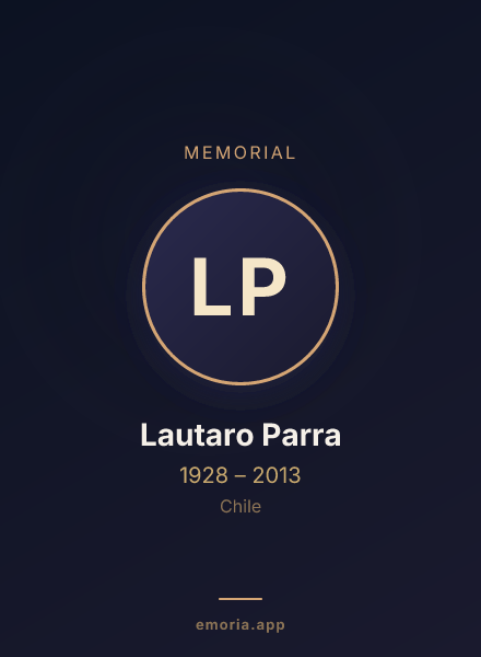 Memorial portrait of Lautaro Parra