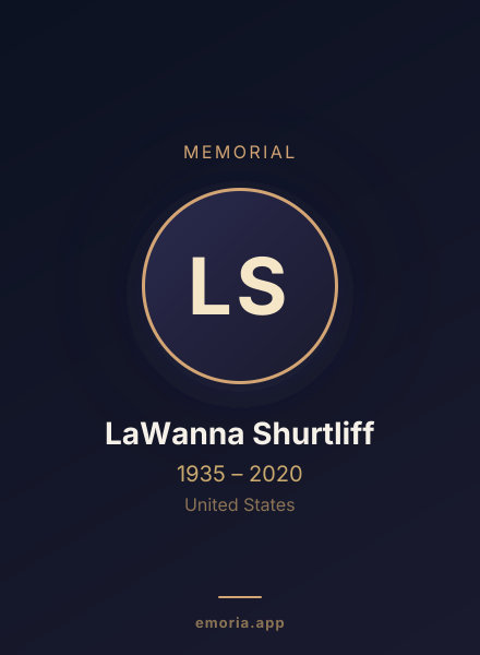 Memorial portrait of LaWanna Shurtliff