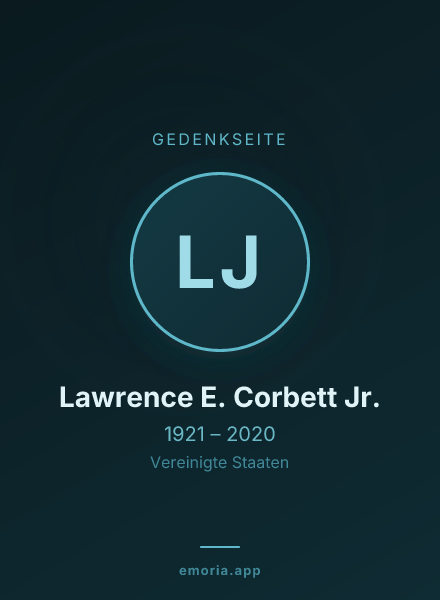 Gedenkportrait von Lawrence E. Corbett Jr.