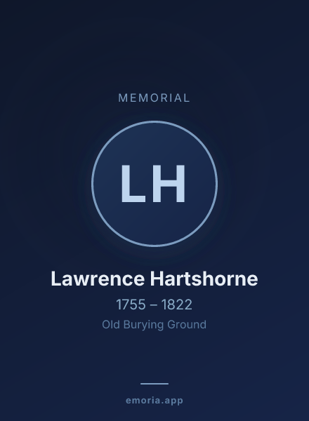 Memorial portrait of Lawrence Hartshorne