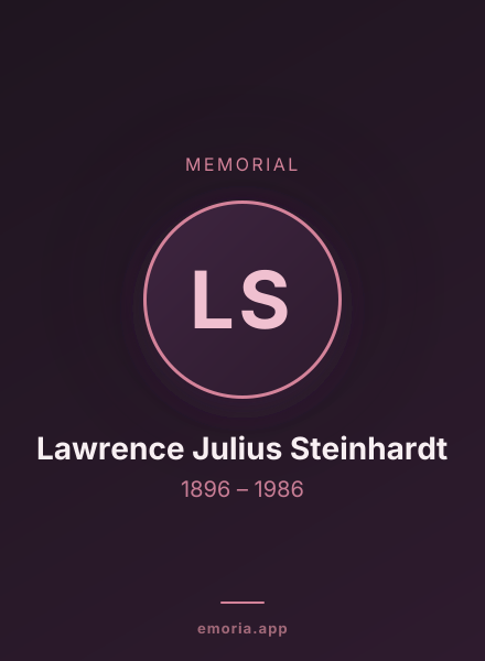 Memorial portrait of Lawrence Julius Steinhardt