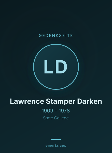 Gedenkportrait von Lawrence Stamper Darken