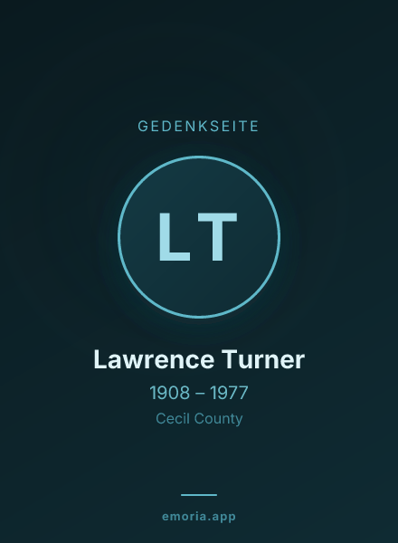 Gedenkportrait von Lawrence Turner