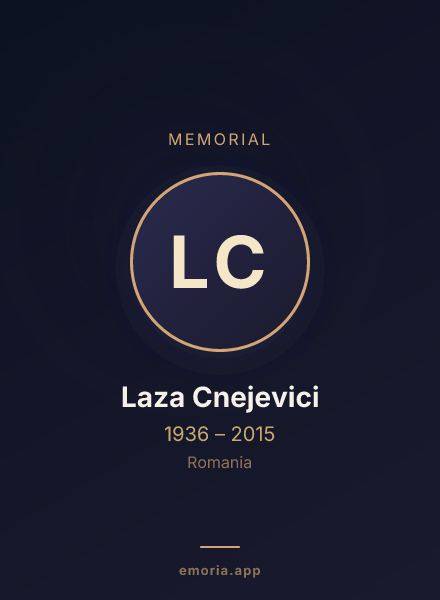 Memorial portrait of Laza Cnejevici
