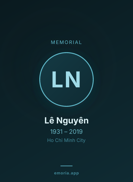 Memorial portrait of Lê Nguyên