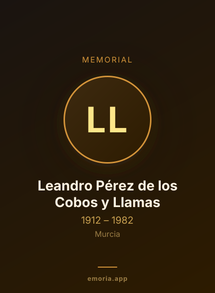 Memorial portrait of Leandro Pérez de los Cobos y Llamas