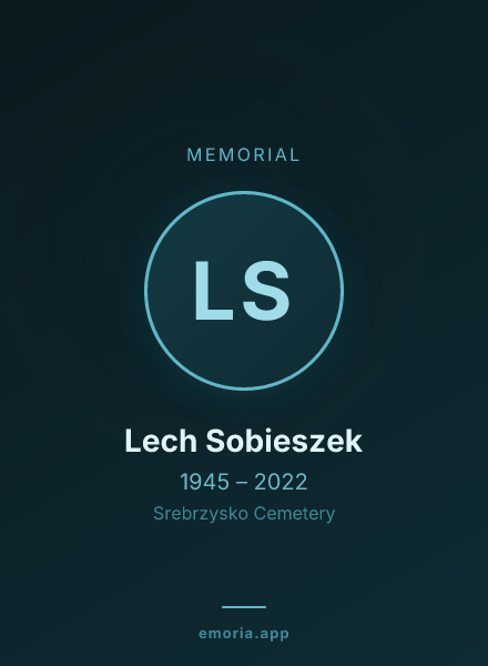 Memorial portrait of Lech Sobieszek