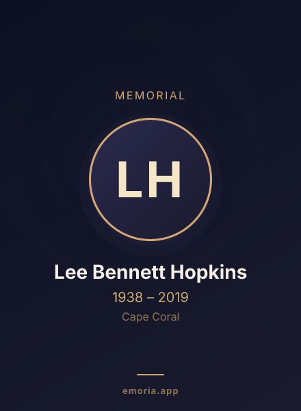 Memorial portrait of Lee Bennett Hopkins
