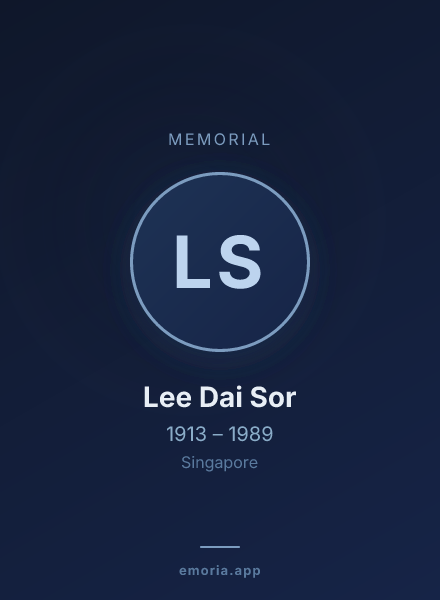 Memorial portrait of Lee Dai Sor