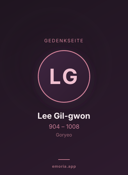 Gedenkportrait von Lee Gil-gwon