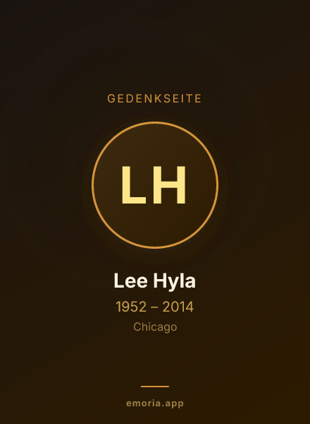 Gedenkportrait von Lee Hyla