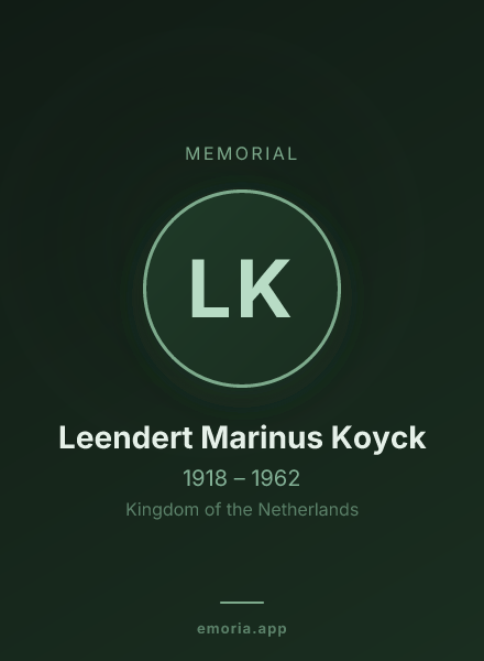 Memorial portrait of Leendert Marinus Koyck